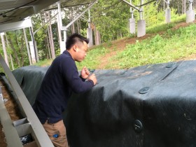 太陽光防草シート ザバーン350 太陽光防草シート ザバーン350