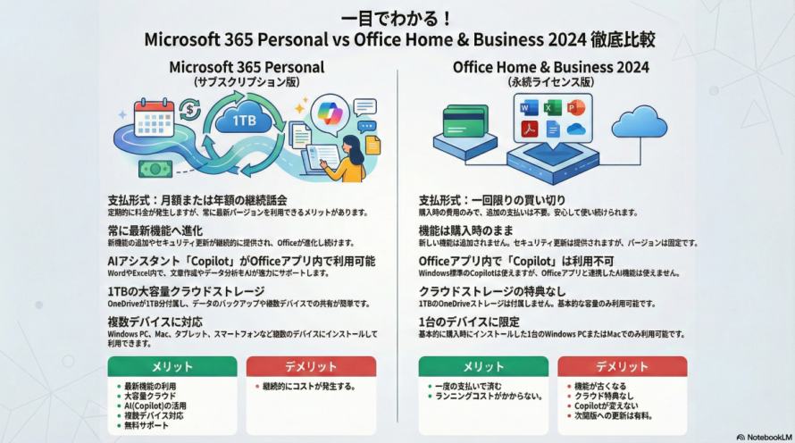 エディオンでんき舘リックス　Office　どっちを選べばいいの