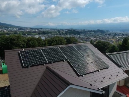 飯田市　太陽光発電システム　施工事例