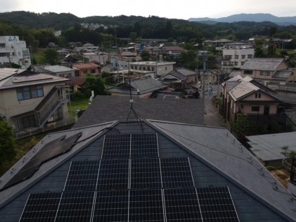 飯田市　太陽光発電設置写真